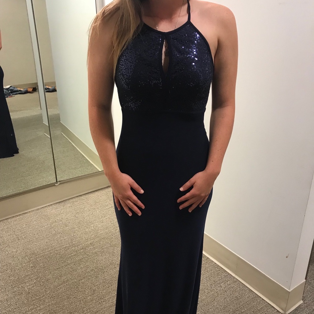 Xscape navy dress